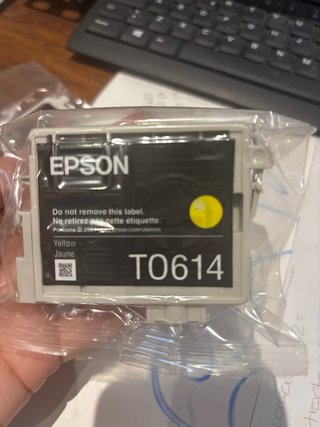 Cartuchos Tinta Epson T0613 Magenta y T0614 Amaril
