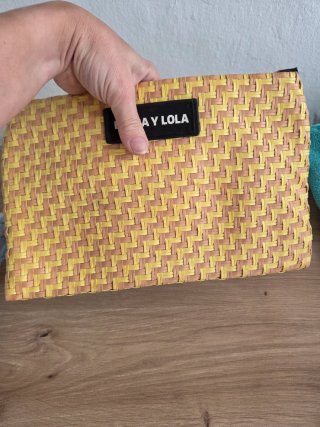 Bolso de mano Bimba y Lola tejido