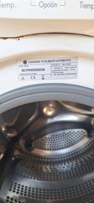 Lavadora LG 7kg despiece