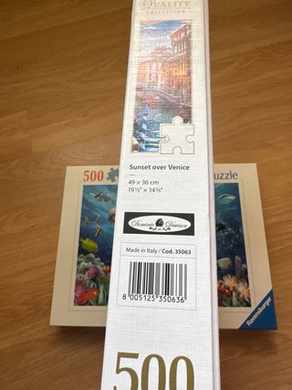 2 Puzzles Ravensburger 500 piezas