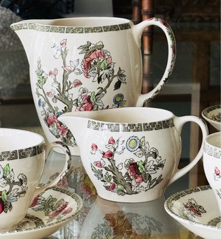 Juego Café Johnson Bros Indian Tree Porcelana