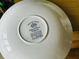 Juego Café Johnson Bros Indian Tree Porcelana