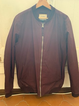 Chaqueta bomber Pull&Bear Burdeos Talla L