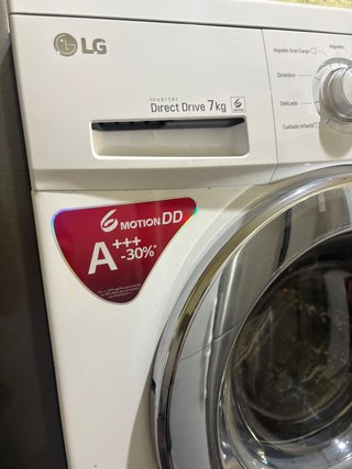 Lavadora LG 7kg Direct Drive A+++