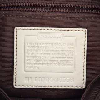 Borsa a spalla tracolla COACH monogram CC logo