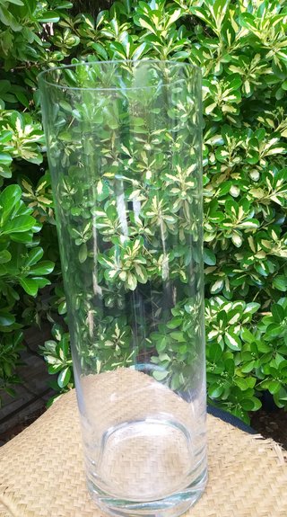 Jarrón Cristal Grueso Grande 47cm