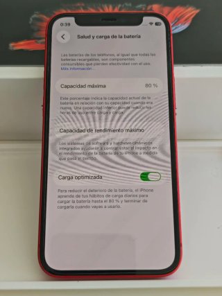 iPhone 12 mini Rojo + Funda y Protector