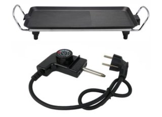 Plancha Eléctrica Parrilla Asar Carne Verdura