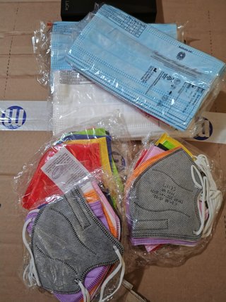 50 Mascherine FFP1 e chirurgiche adulti/bambini