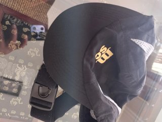 Gorra de running negra MSC