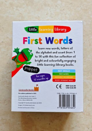 Primeras palabras. Libro niños en inglés.