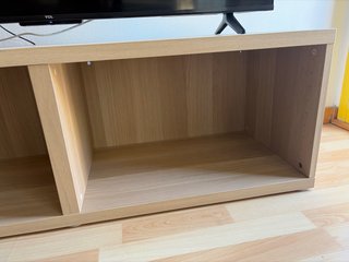 Mueble TV madera 2 huecos