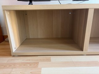 Mueble TV madera 2 huecos