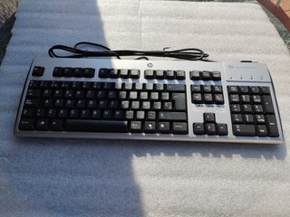 Teclado HP KUS0133 USB con Lector Tarjetas