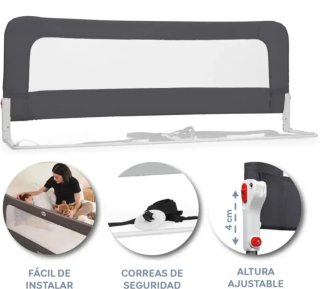 Barrera de seguridad para cama infantil