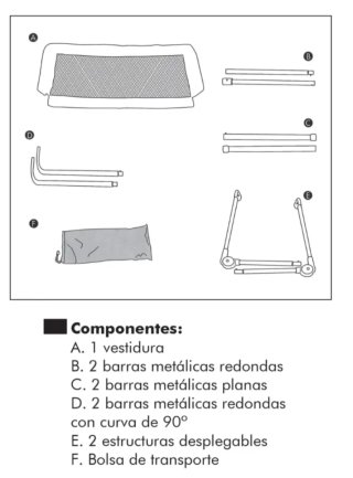 Barrera de seguridad para cama infantil