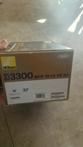 Caja Nikon D3300 AF-P 18-55 VR Kit