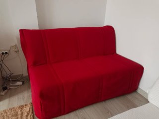 Sofá Cama Ikea 2 Plazas Rojo