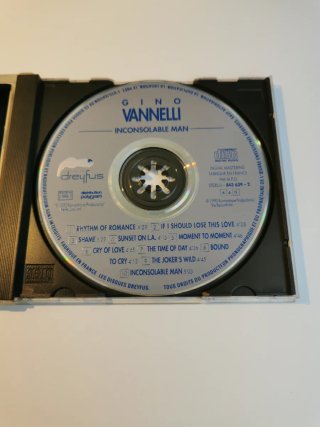 CD Gino Vannelli Inconsolable Man
