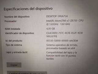 Microsoft Surface 3 Plata