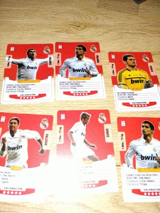 20 Sobres Real Madrid Cima de la Liga BBVA