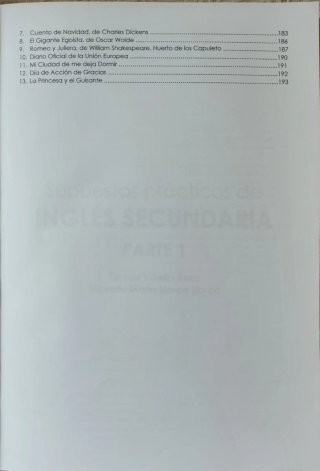 Supuestos Prácticos de Inglés Secundaria