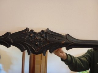 Espejo Zara Home Negro madera. Nuevo.