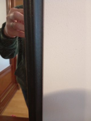 Espejo Zara Home Negro madera. Nuevo.