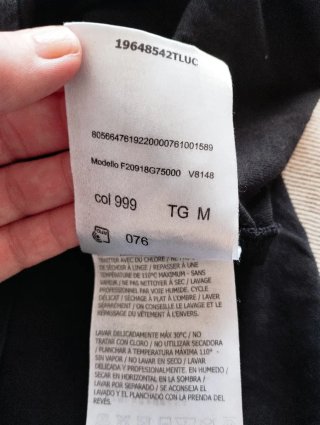 Camiseta Moncler Negra Logo