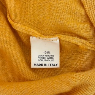 Maglione Gran Sasso Uomo 46 IT - S Giallo Lana