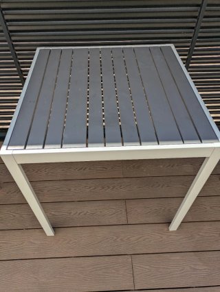 Mesa exterior aluminio