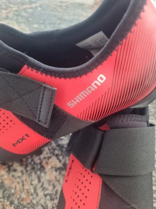 Zapatillas Ciclismo Shimano MX1 Rojas