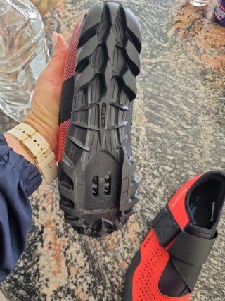 Zapatillas Ciclismo Shimano MX1 Rojas