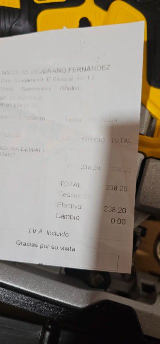 DeWalt DCS334N-XJ Sierra de Calar, sin Escobillas