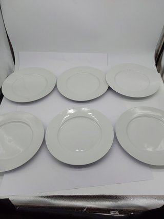 Amazon Basics piatti piani, 6 unità, 26,7 cm