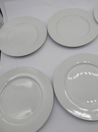 Amazon Basics piatti piani, 6 unità, 26,7 cm