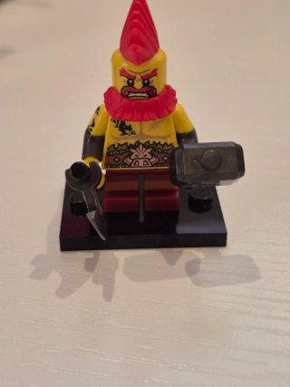 Lego Figura Guerrero Rojo Martillo