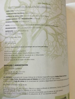 La Ortiga, n°80, árbol, ritual y fiesta