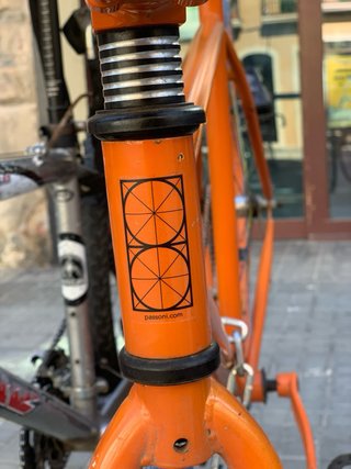 Bicicleta Fixie Naranja Contrapedal