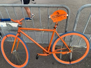 Bicicleta Fixie Naranja Contrapedal