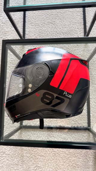 Casco Moto Nolan N87 Plus Rojo/Negro