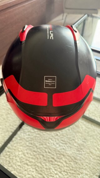Casco Moto Nolan N87 Plus Rojo/Negro