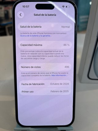 iPhone 15 128GB | 86% | GARANTIA 6 MESES