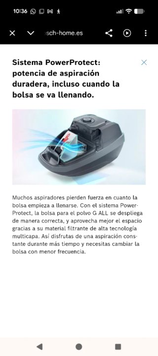 Aspiradora Bosch GL30 ProHygienic