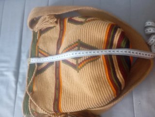 Bolso Wayuu artesanal multicolor