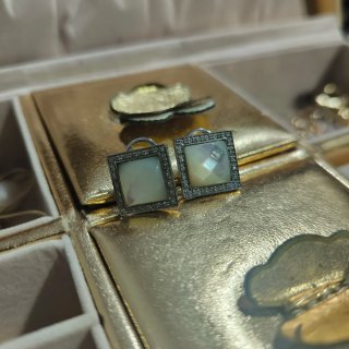 Pendientes Tous Oro Blanco y Brillantes