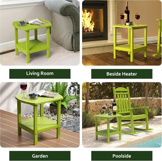 Mesa auxiliar Verde Limón