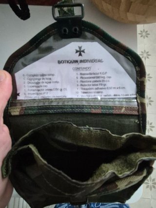 Botiquín Individual Ejército Camuflaje