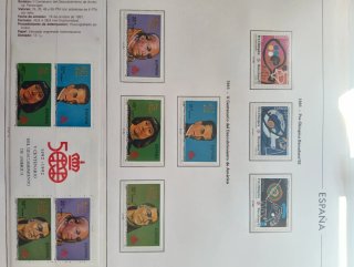Sellos España 1991. Completo, en sus hojas.
