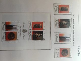 Sellos España 1991. Completo, en sus hojas.